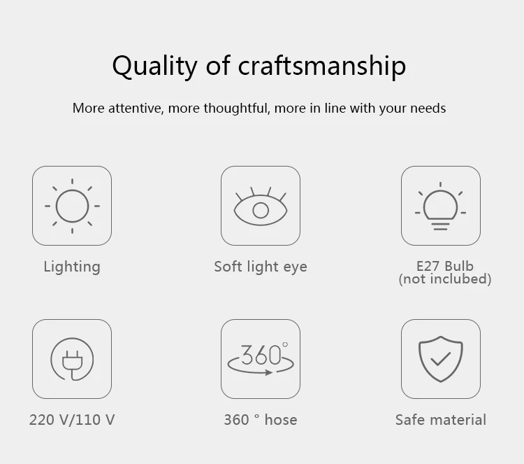 Hot Selling Home Study Metal Lampshade LED Children Study Small Table Lamp Reading Lamp