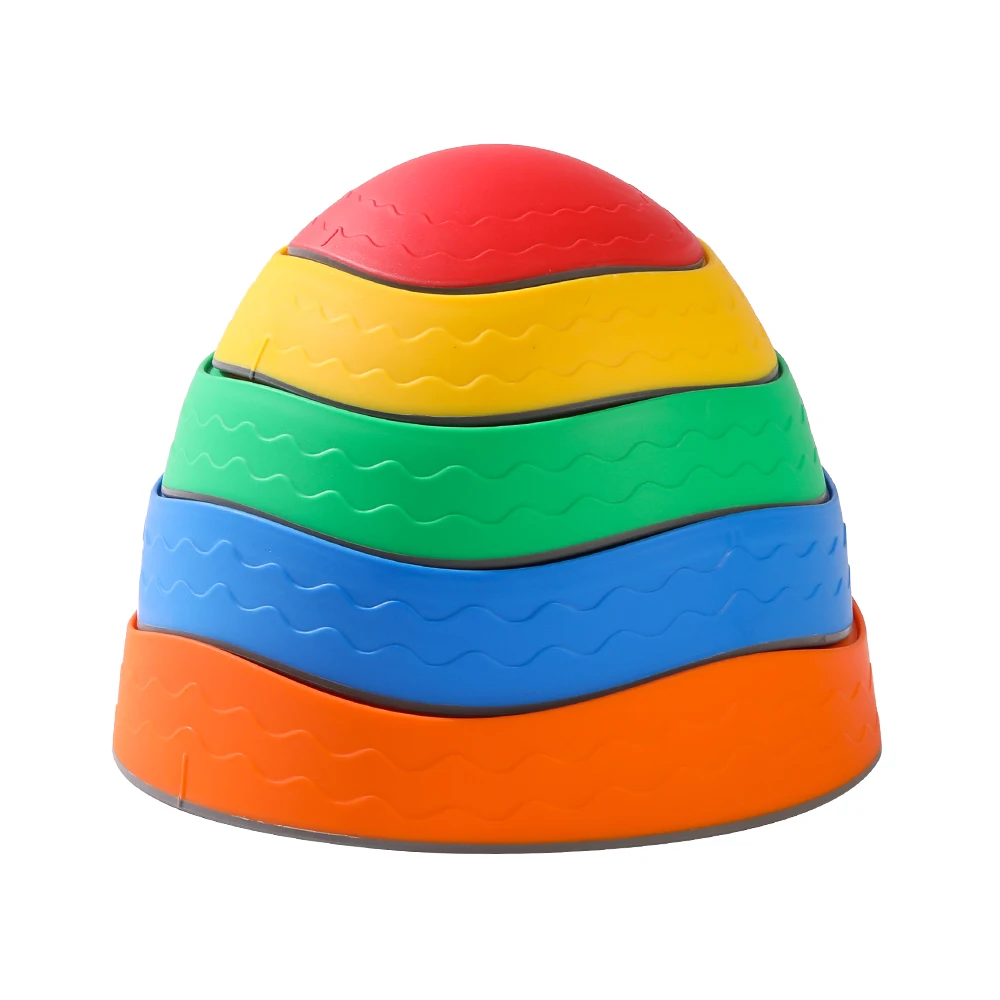 5Pcs Non-Slip Plastic Balance Stepping Stones for Kids,Toddler Indoor Step Stones Sensory Training Toys,Kids Stepping Stones