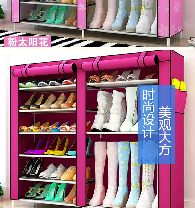 Hot Product Shoe Cabinets Rack Simple Designs Storage Folding portable Shoe racks