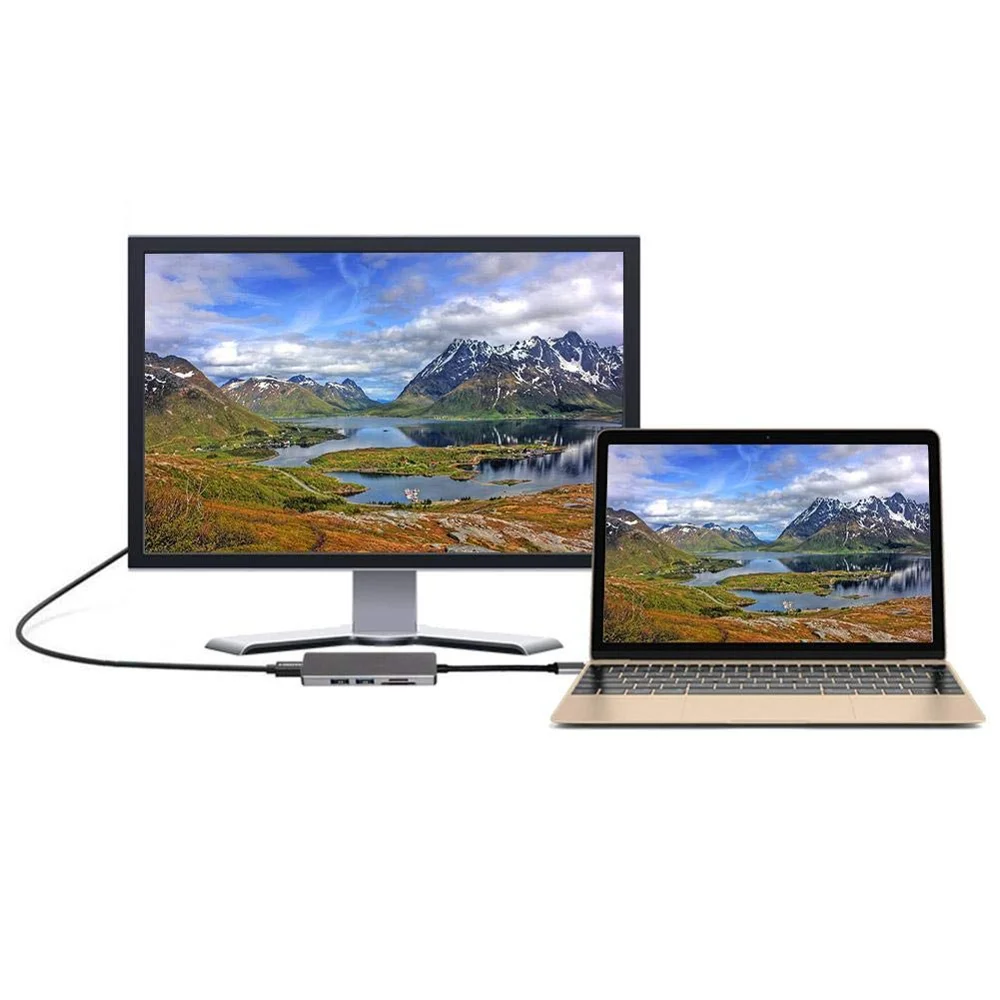 5 в 1 Micro Usb мама к Type C папа адаптер Usb-C док-станция USB 3,1 SD карта TF конвертер концентратор