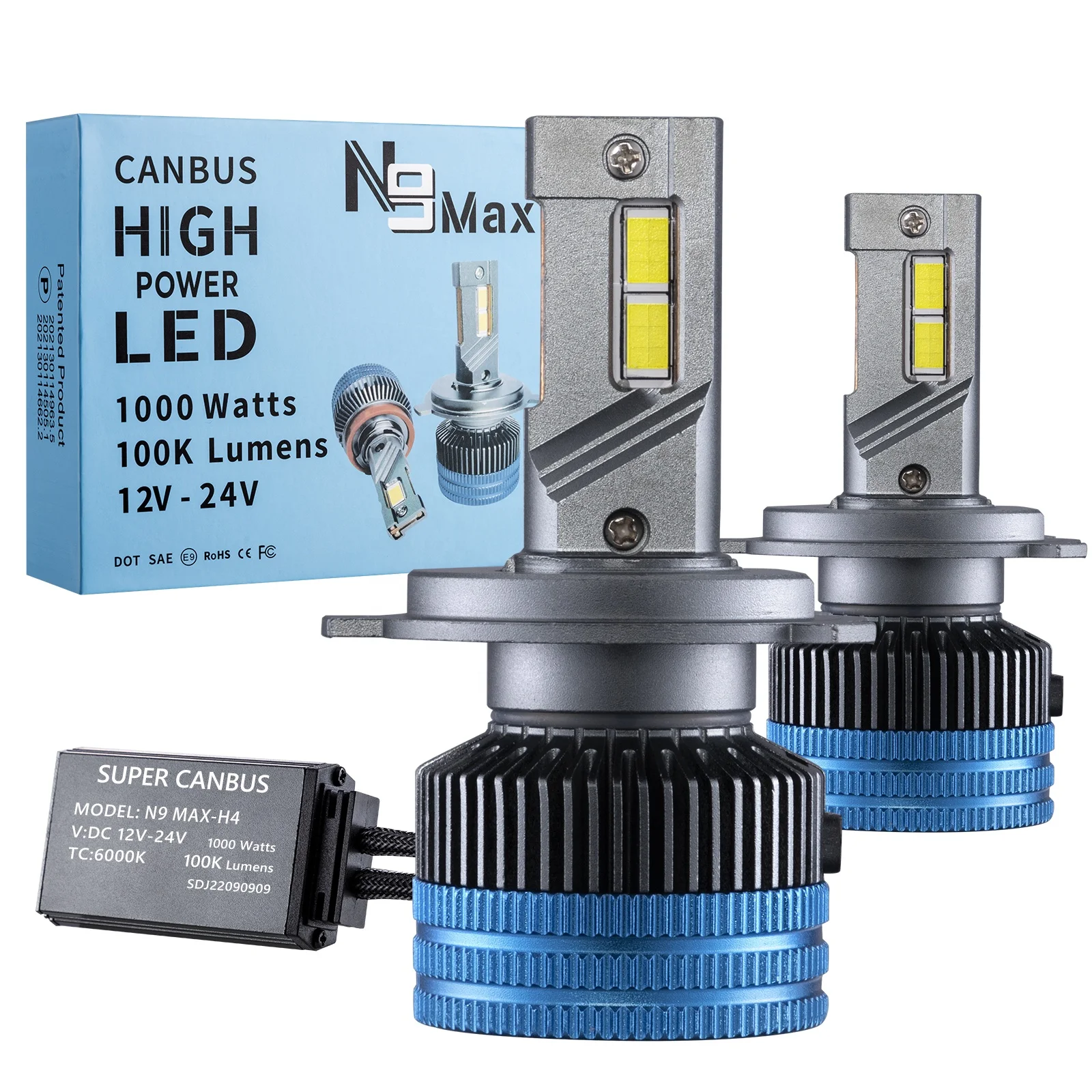 N9 Max Brightest Led H11 Bulb 6000k 1000000 Lm Luces Led Para Exterior