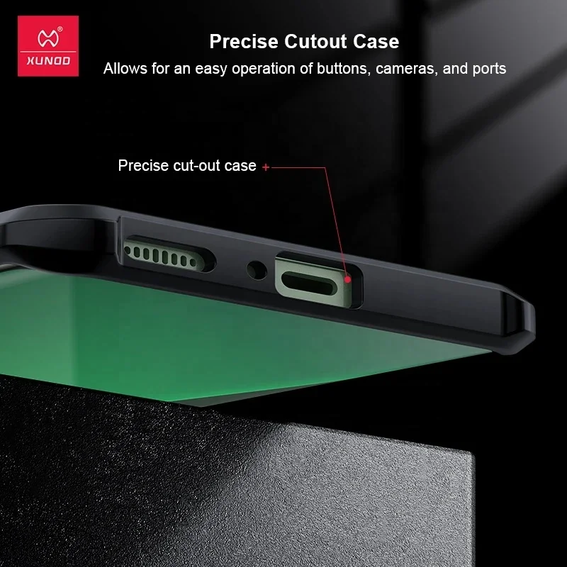 Xundd for Redmi Note 13 14 4G Case for Redmi Note 13 14 Pro Plus Shockproof Case Protective Transparent Cover for POCO X6 X7 Pro
