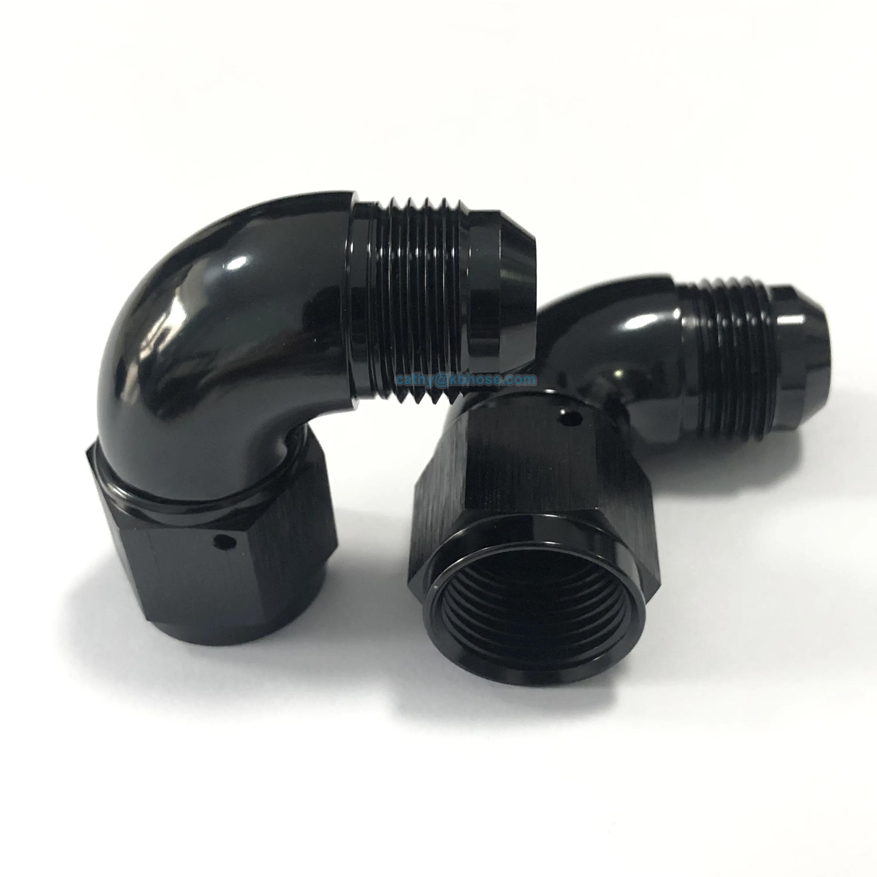 thumbnail image 2 of EMUSA AN12 Swivel-Seal Hose End Fitting – Black/Black, Fuel Oil Gas Line, 90-Day Warranty 2 of 3