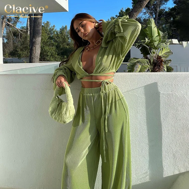 Clacive Elegant Long Sleeve Bandage 