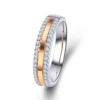 Or rose blanc 18 carats