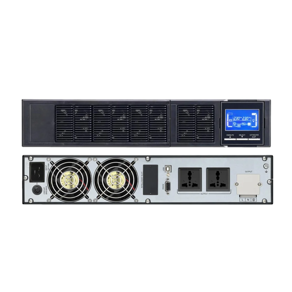 Rack Mounted 1kva 3kva 6kva 10kva Online UPS Uninterruptible Power Supply
