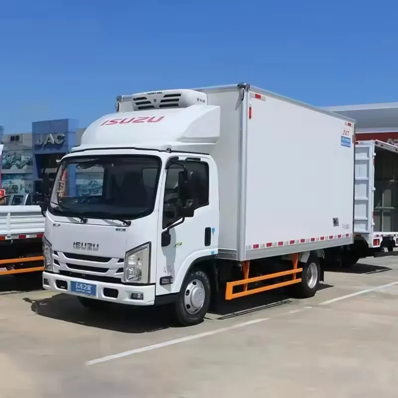 Cold Room Truck Isuzu 2 3 4 5 6 7 8 10 Tons Refrigerated Freezer Minil Refrigerator Van Box And Truck For Meat Transportation