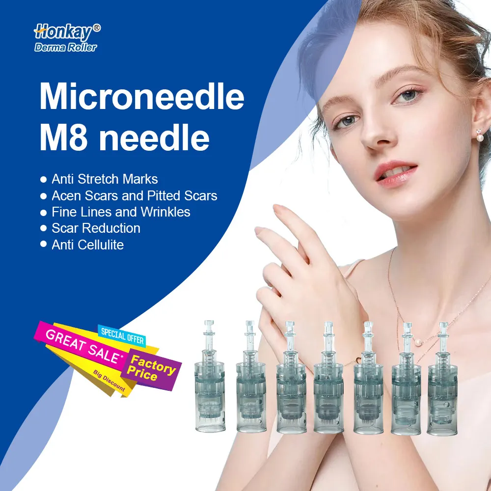 Professional Microneedling Replacement M8 Tips Dermapen Sterilized ...