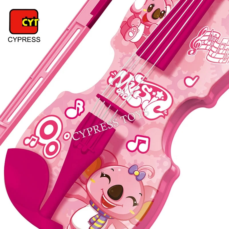 Cartoon Kids Musical Instruments Guitar Toy Plastic Violin Toy