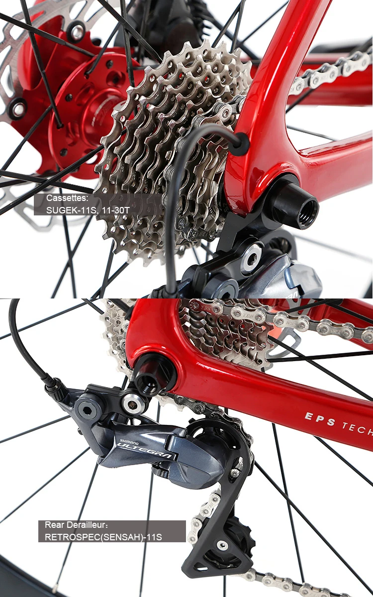 Cheap Carbon Fiber Cycle Frame Twitter Road Bike 700c 25c Basikal 22speed Racing Bicycle For Men