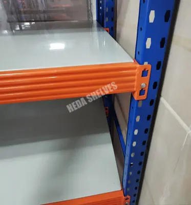 Blue White Warehouse Rack Wholesale Medium Duty Storage Rack ...