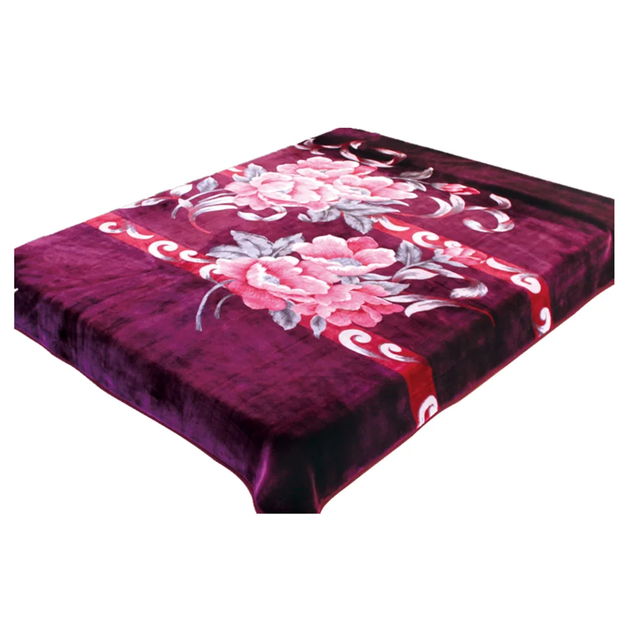 Latest Double Bed Designs 100 Polyester Fabric Wholesaler Pakistani Mink Blanket
