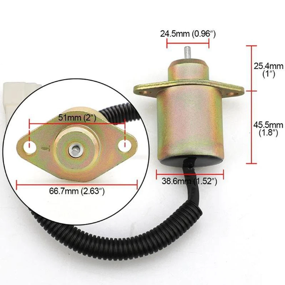 IZUMI for JLG 260MRT 330CRT 400CRT Shutdown Solenoid 7023161 Industrial Engine Parts