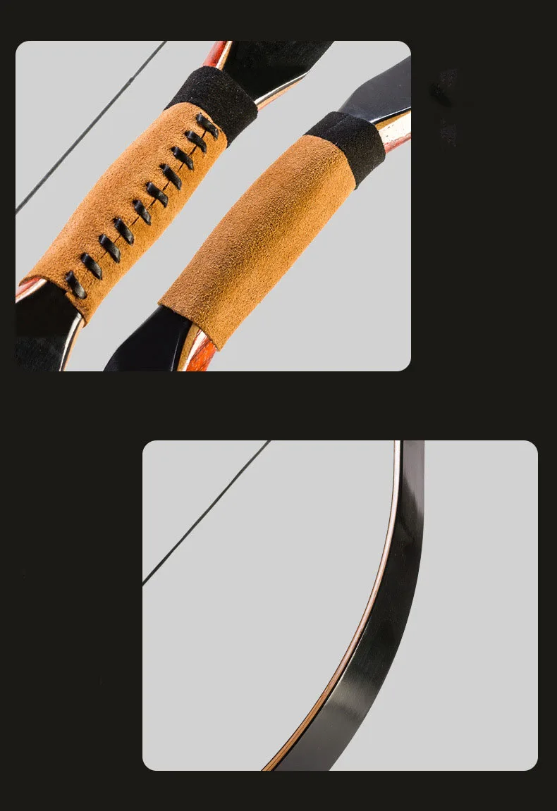 Spg Traditional Bow Archery Hunting Recurve Horse Longbow Wooden Handle