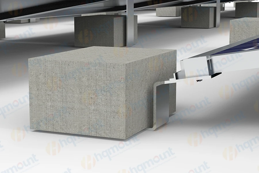 Meet Different Customers Requirements Solar Module Ballast Mounting ...
