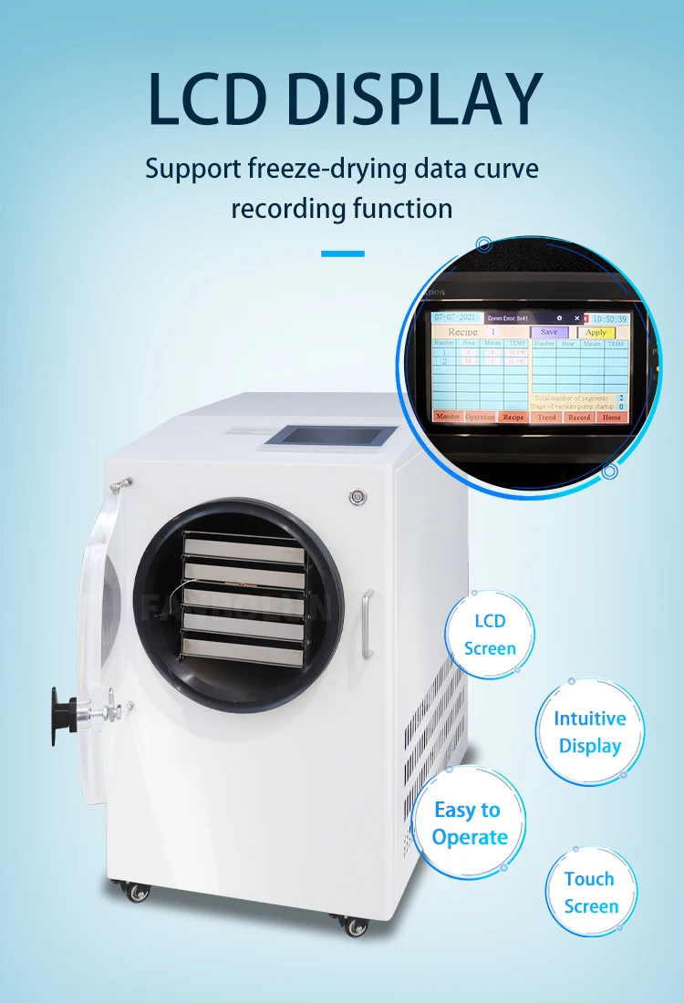 Lab Vacuum Mini Freeze Dryer Machine China Manufacture| Alibaba.com