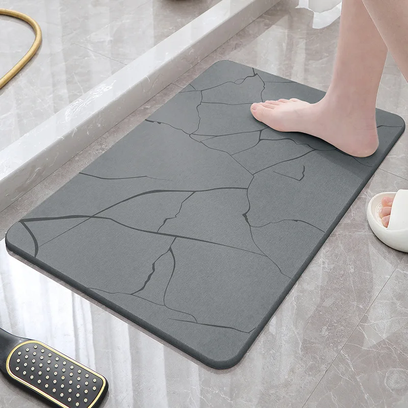 Быстросохнущий диатомовый коврик для ванной