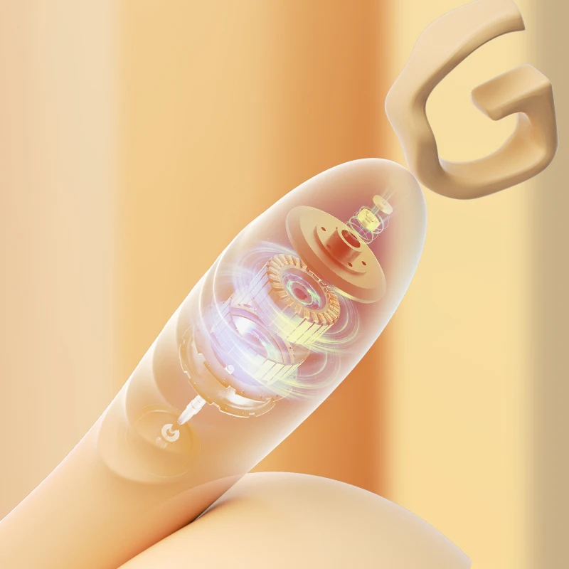 Close-up detail of vibrator tip and texture