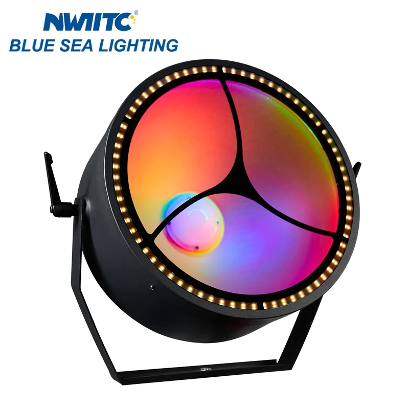 200W Retro LED Moving Stage Lights Warm White Emission with Colorful Backlight and Variety of Colors