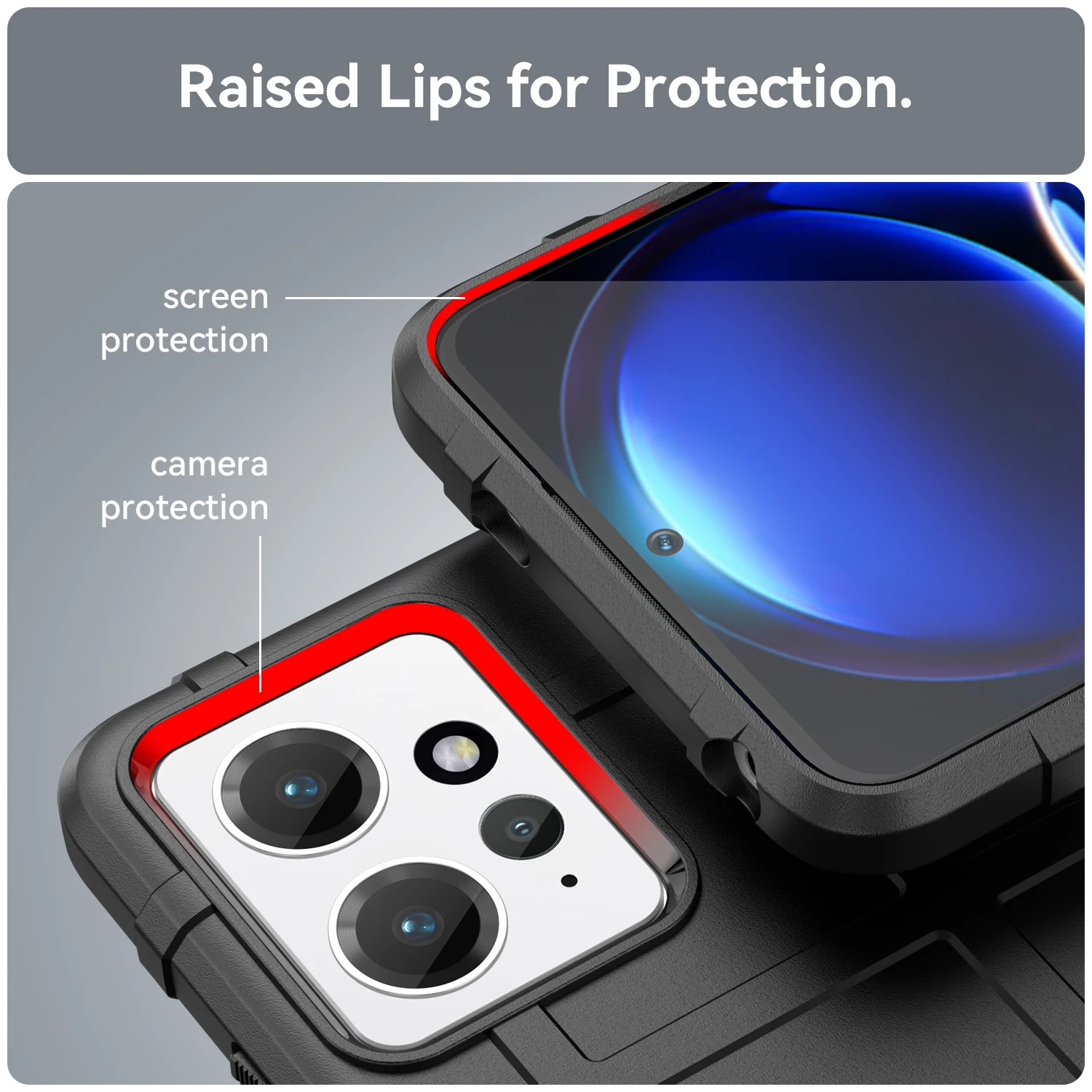 Rugged Shield for Redmi Note 12 4G case Shockproof Tpu Mobile case Cover for Redmi Note 14 PRo 5G