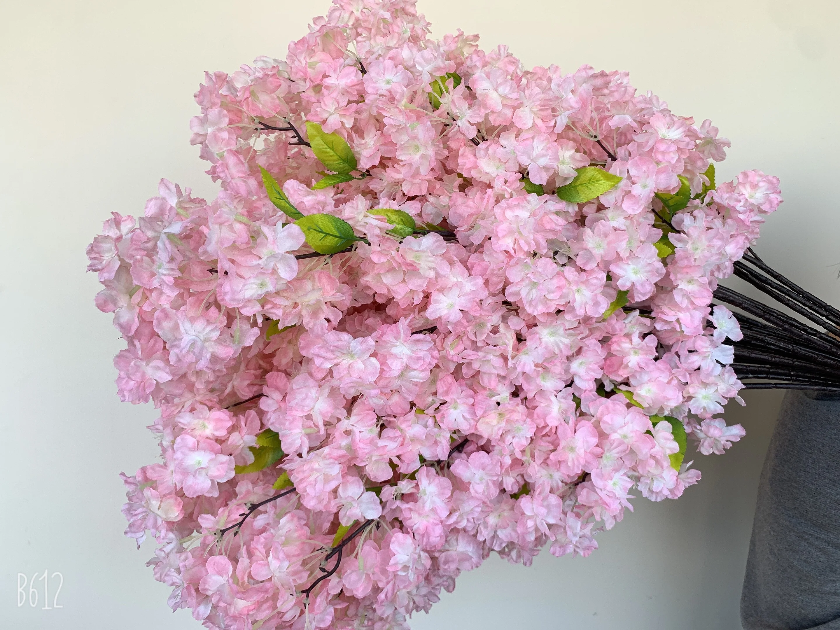 Bacucine 6 fiori di ciliegio artificiali da appendere, fiori di ciliegio, fiori finti Sakura, decorazione per casa, matrimoni, feste (rosa scuro