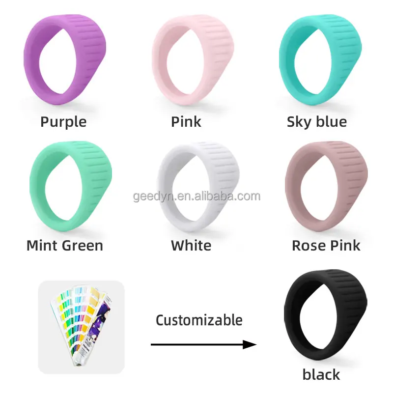 Silicone Ring Protector for Wedding Bands - Unisex Finger Jewelry, Soft ...