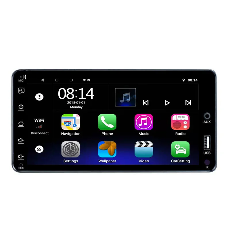 7 Inch Android Car Multimedia - Toyota HD Radio & Dvdplay