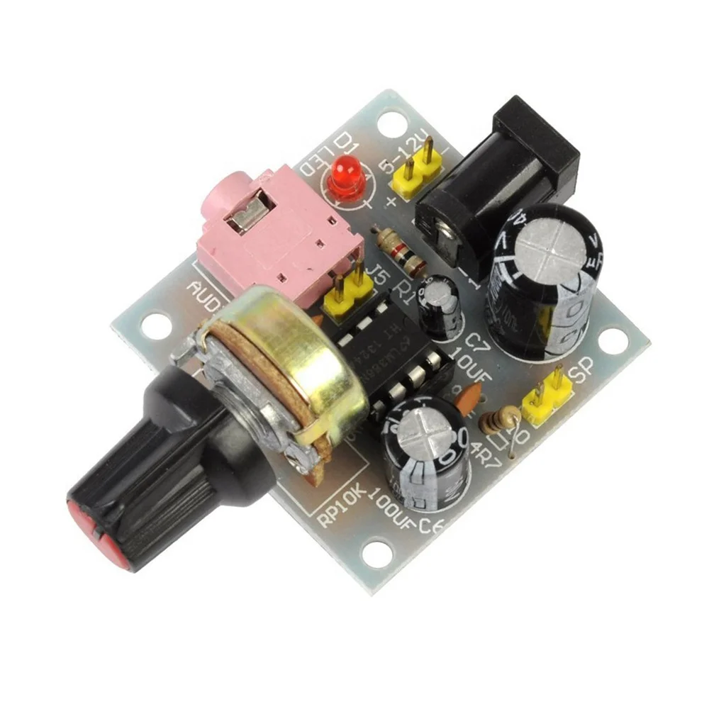 10pcs Super MINI Amplifier Board 3V-12V DIY Kit LM386 