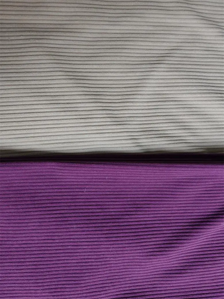 100% Polyester Corduroy Fabric Tricot Knitted Fleece Woven/Printed Stripes Design 150d for Girls' Dresses Sofas Suits Industry
