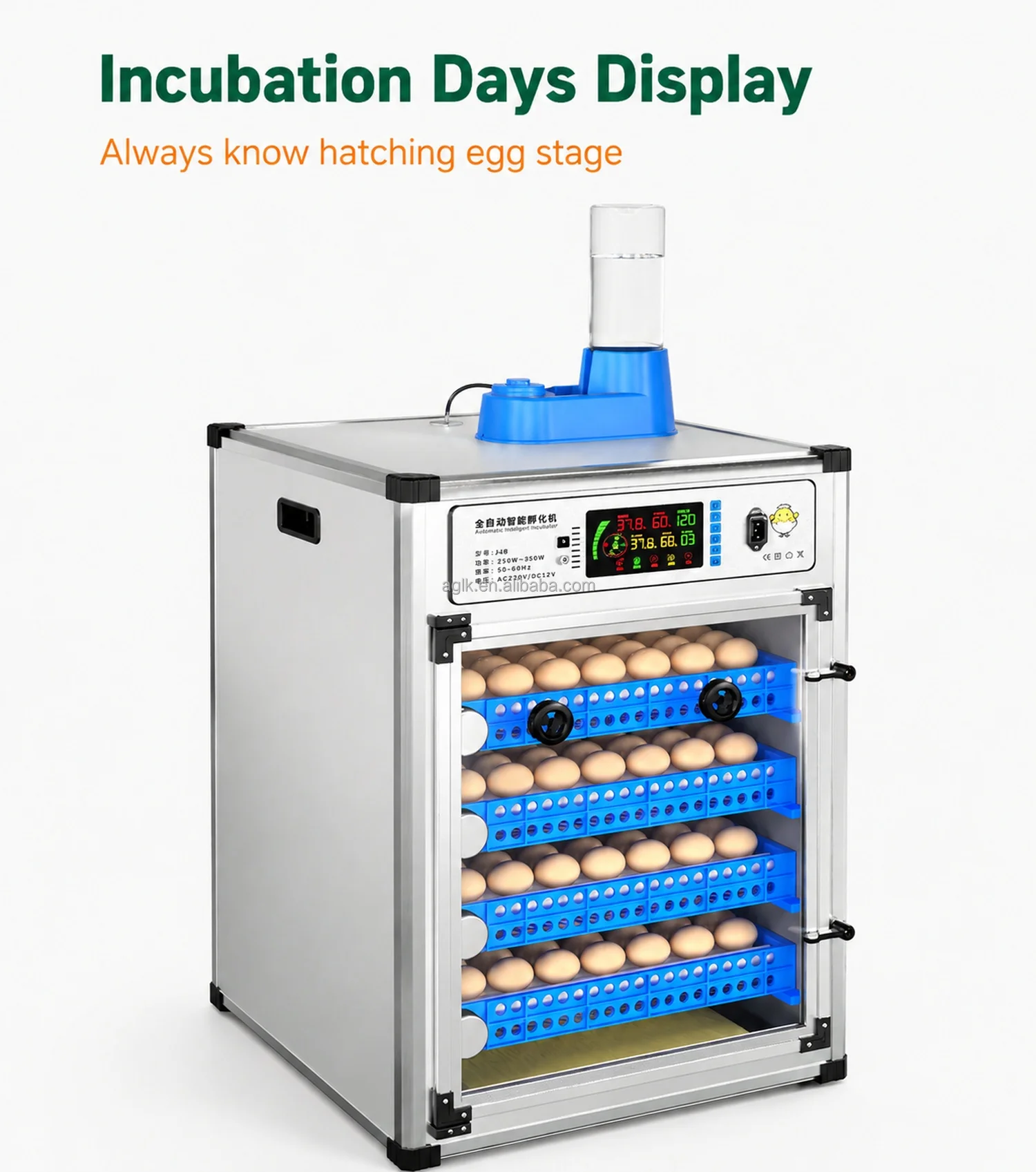 Goose & Ostrich Egg Incubator 70–420
