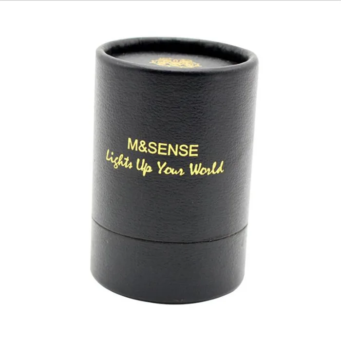 Custom Biodegradable Printed Black Food Packaging Kraft Cardboard Cream Tea Paper Tube