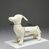 White LC Dachshund