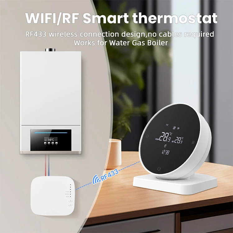 AvattoTuya Wifi Smart Thermostat Enables Remote Control of Gas Boilers and Underfloor Heating