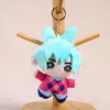 Blue Hair Pink Dress Girl Figure 12cm/38g
