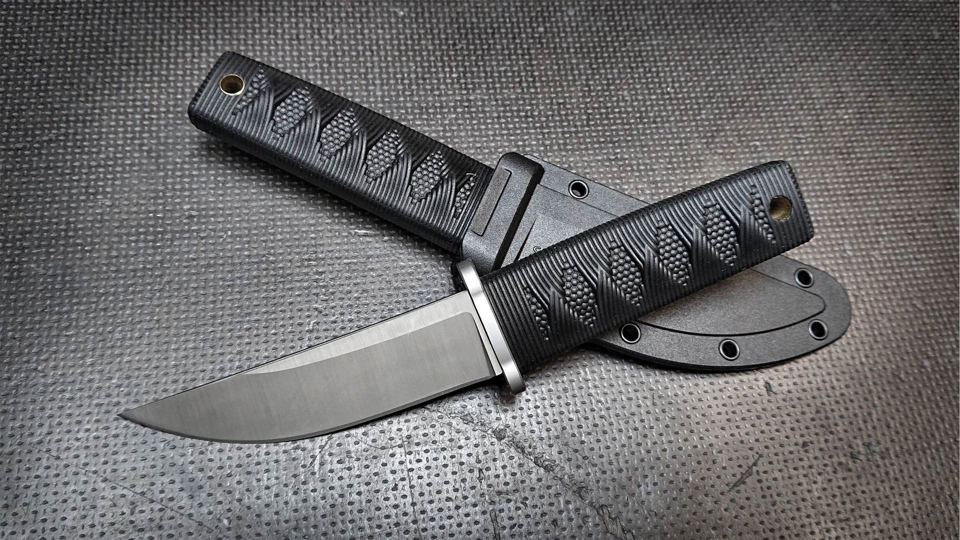 17db Mini Japanese Reinforced Point Fixed Blade Knife Kyoto Ii Samurai Outdoor Camping Hunting