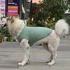 100% cotton vest, pure bean green