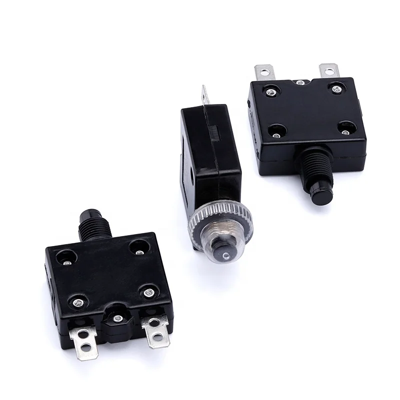5A 10A 15A 12VAC Automatic Circuit Breaker Elevator Overload Switch Thermal Overload Protector