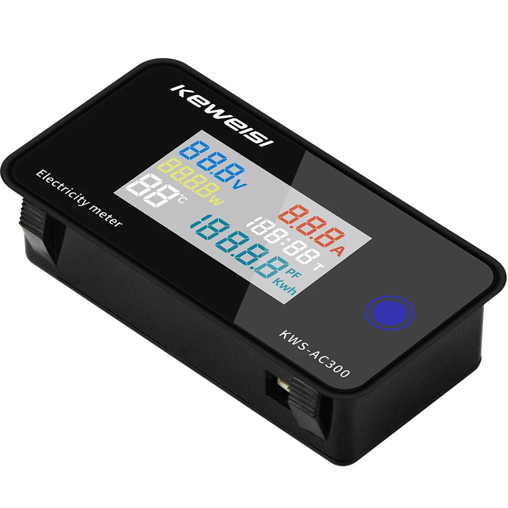 KWS-AC300 100A В переменного тока 50-300V измеритель мощности тестер напряжения энергии Вольт Ампер ватт счетчик электроэнергии монитор цифровой измерительная аппаратура