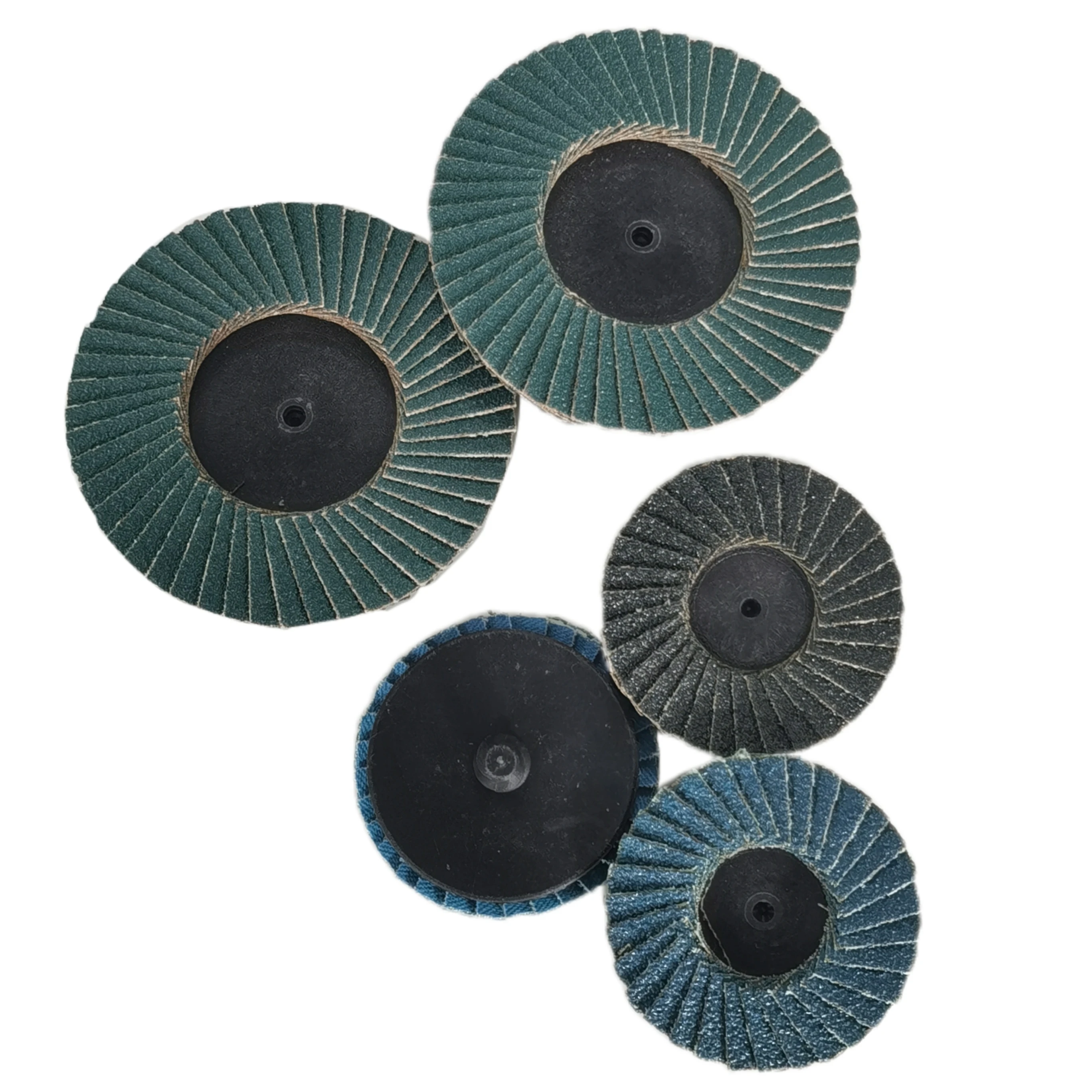 Mini Quick on DIY Set Flap Disc Mini Abrasive Discs Set with Nylon Plastic Backing Fast Easy Install for Home Grinding Metal