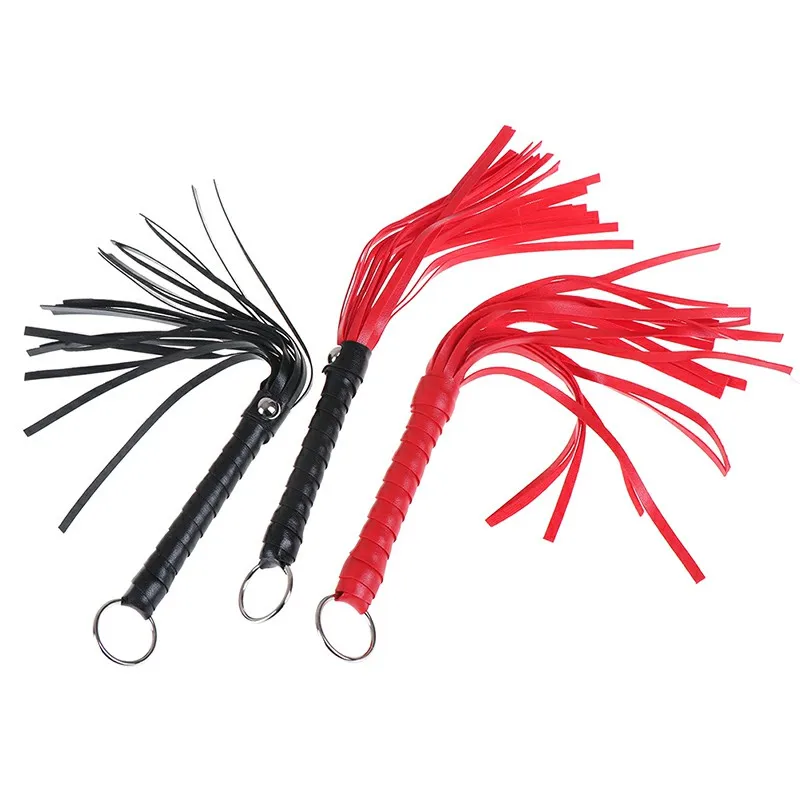 Free Custom Box - Mini Pu Leather Spanking Whip Fetish Tassel Paddle Women and Men Gay Toy Couple Bondage Erotic Accessories