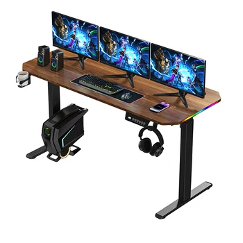 Hight Adjustable Desk Home Bedroom Writing Desk Corner Gaming Desks 