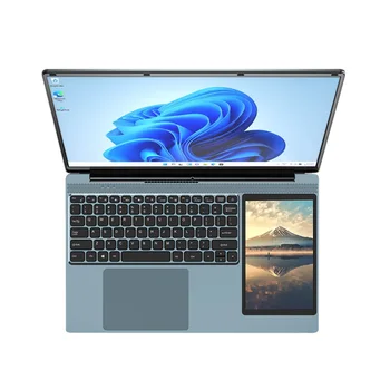 Laptop I9 I7 Computer OEM 15.6 Inch + 7 Inch Touch Dual Screen 16GB 1TB SSD Intel Celeron Processor N95 N5095 Business Laptop