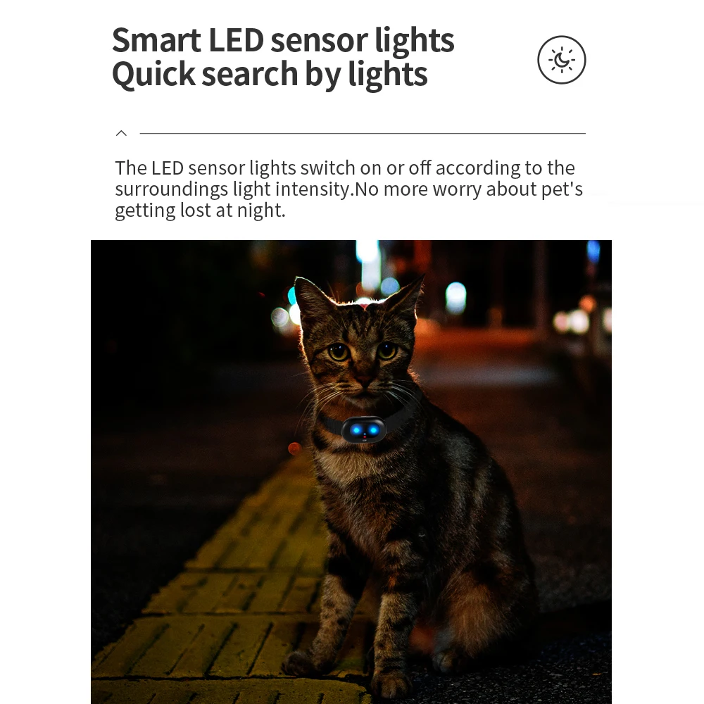 Smart 4G Pet GPS Tracker Factory OEM 1500mAh Long Standby Mini Dog GPS Collar Two Way Communication Free APP Track
