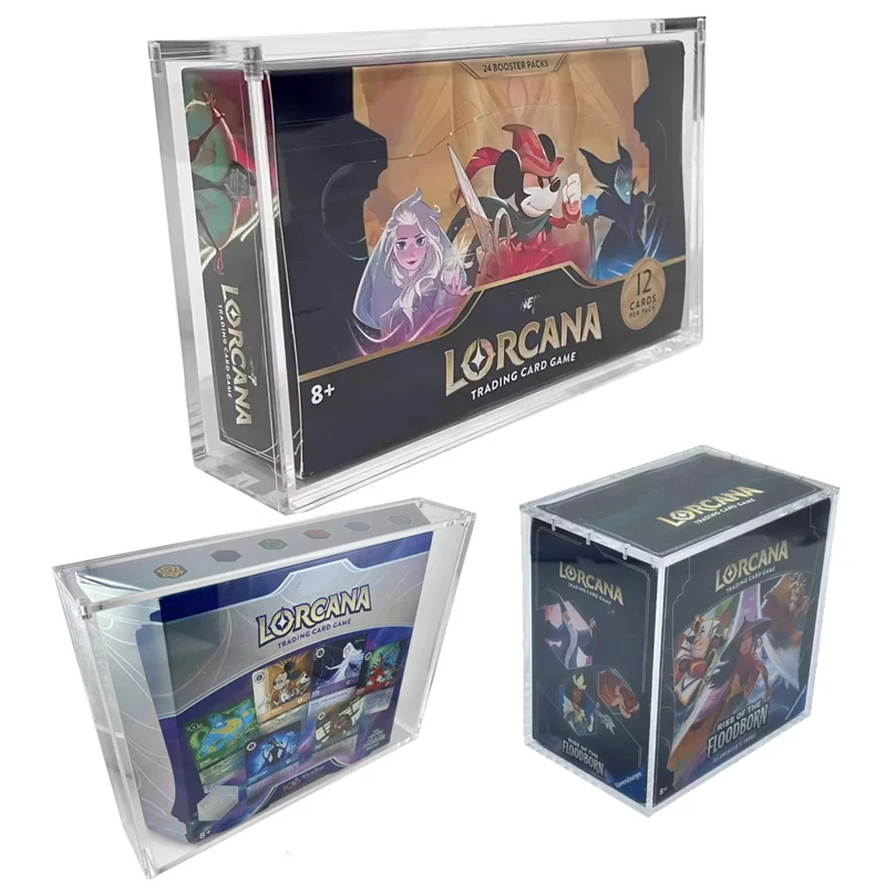 lorcana booster box acrylic case Acrylic Case Display for Disney Lorcana Booster Box