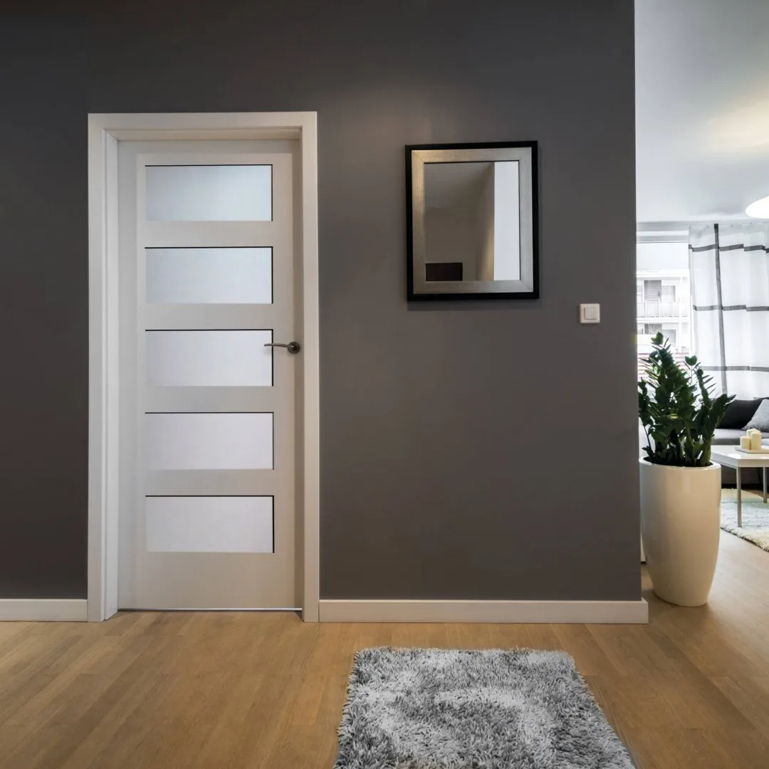 Modern Home Interior Doors Design Wooden Door With Glass Window Buy