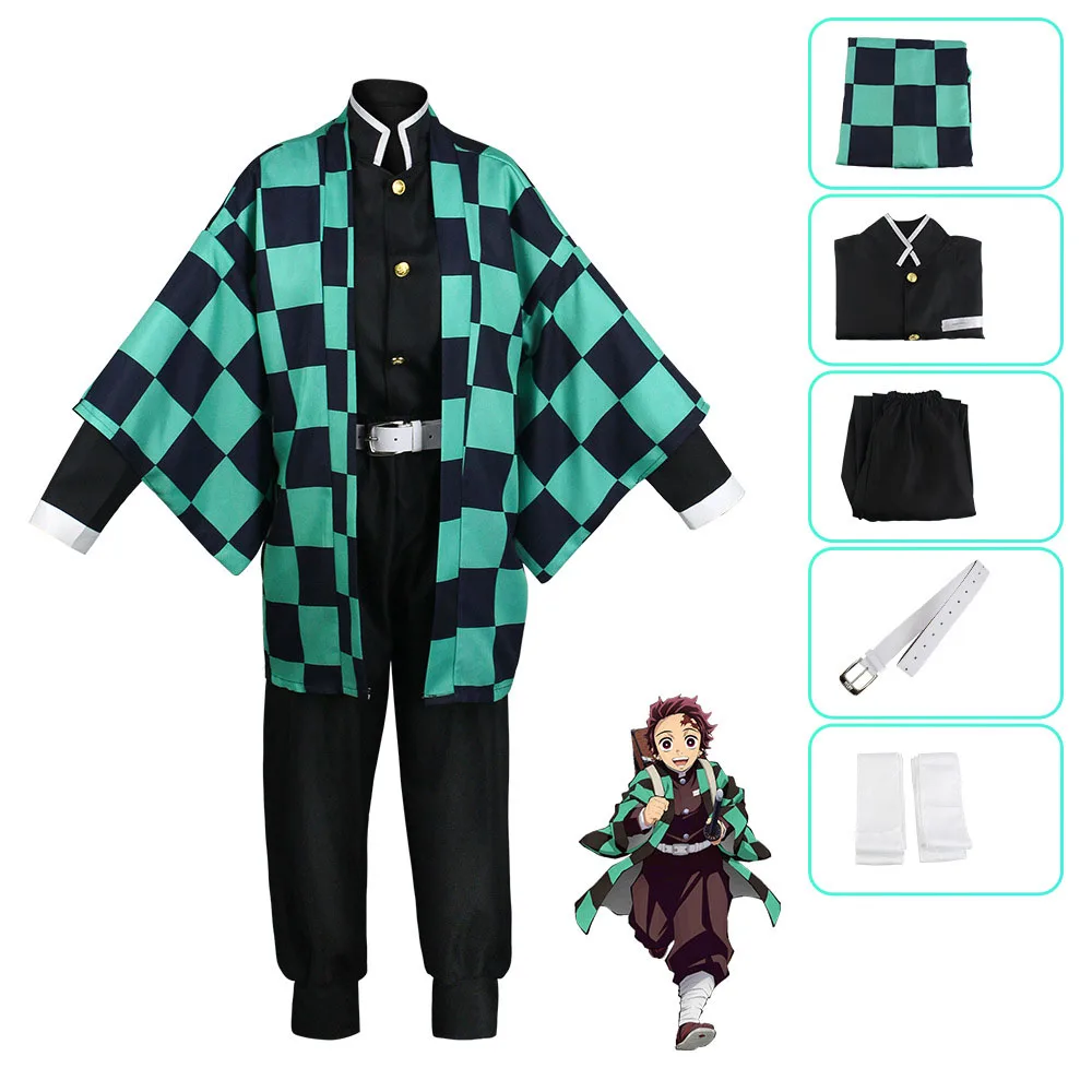 Anime Demon Slayer: Kimetsu No Yaiba Zenitsu Giyu Tanjirou Kamado Nezuko  Cosplay Women Kids Men Kimono Uniform Cosplay Costume| Alibaba.com