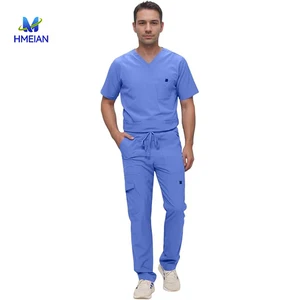 Fashionable Dark Color Stretch Scrubs Shirt Custom Hospital Uniforms Medical Scrubs Nursing Scrubs Scrubs Uniforms Sets