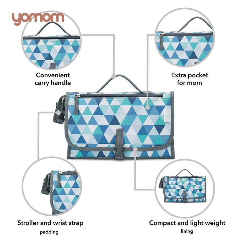 Customized Baby Diaper Changing Pad Mat Waterproof Outside Diaper