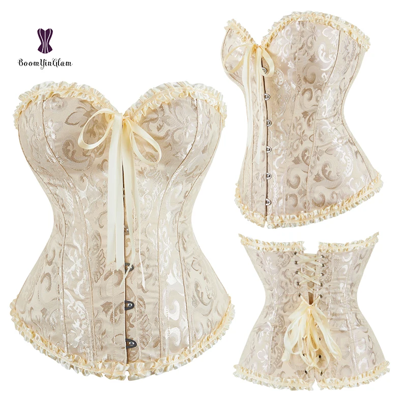 Buy Wholesale China Sexy Elegant Classic Satin Lace Corset Top And
