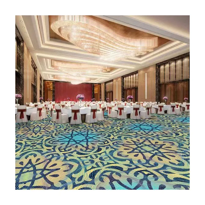 Soft Mothproof Popular Purple Luxury Carpets And Rugs For Hotel Guest